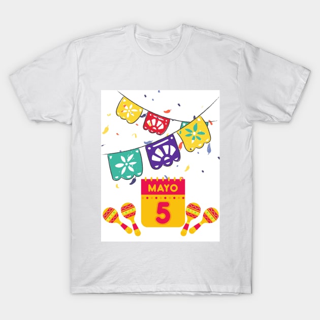 Happy Cinco De Mayo T-Shirt by Seasonal Besties